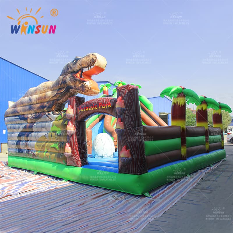 Parque De Dinosaurios Inflable Animoso