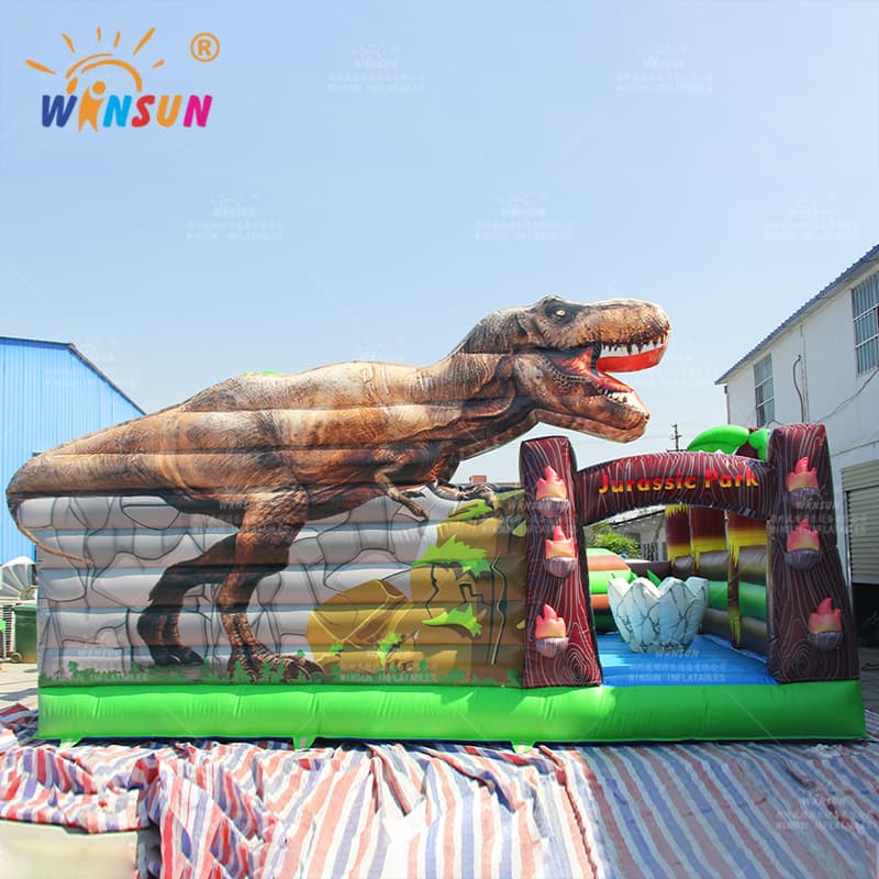 Parque De Dinosaurios Inflable Animoso