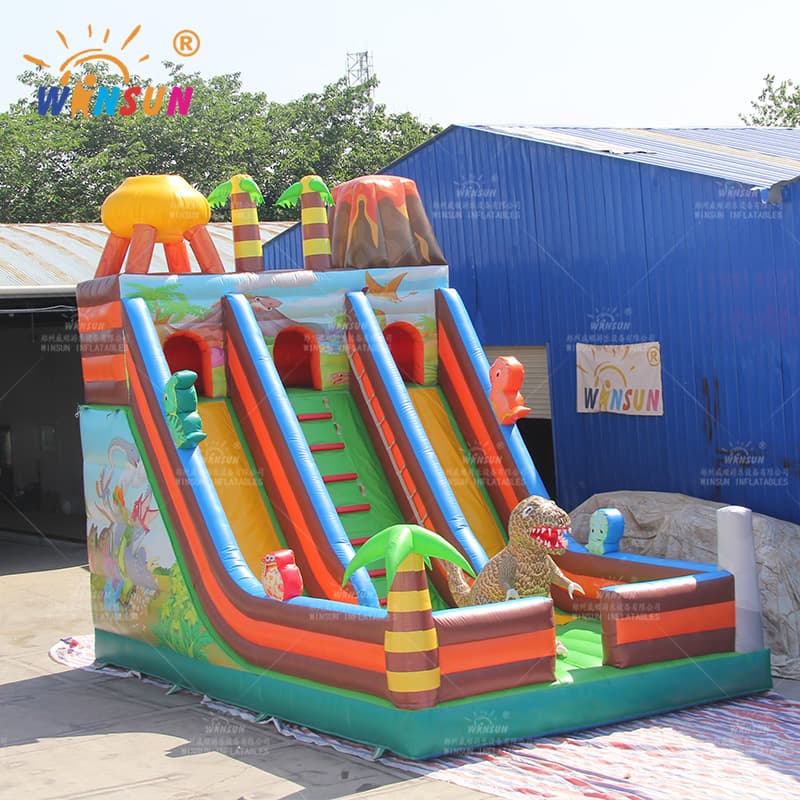 dinosaur theme inflatable slide (3)