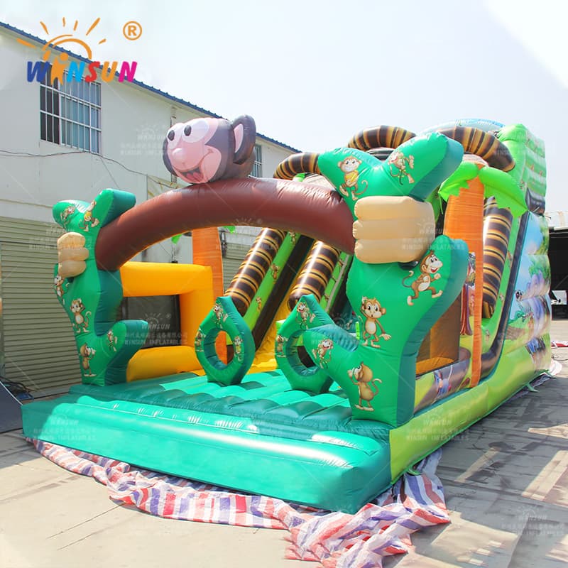 Tobogán Inflable Jungle Monkey