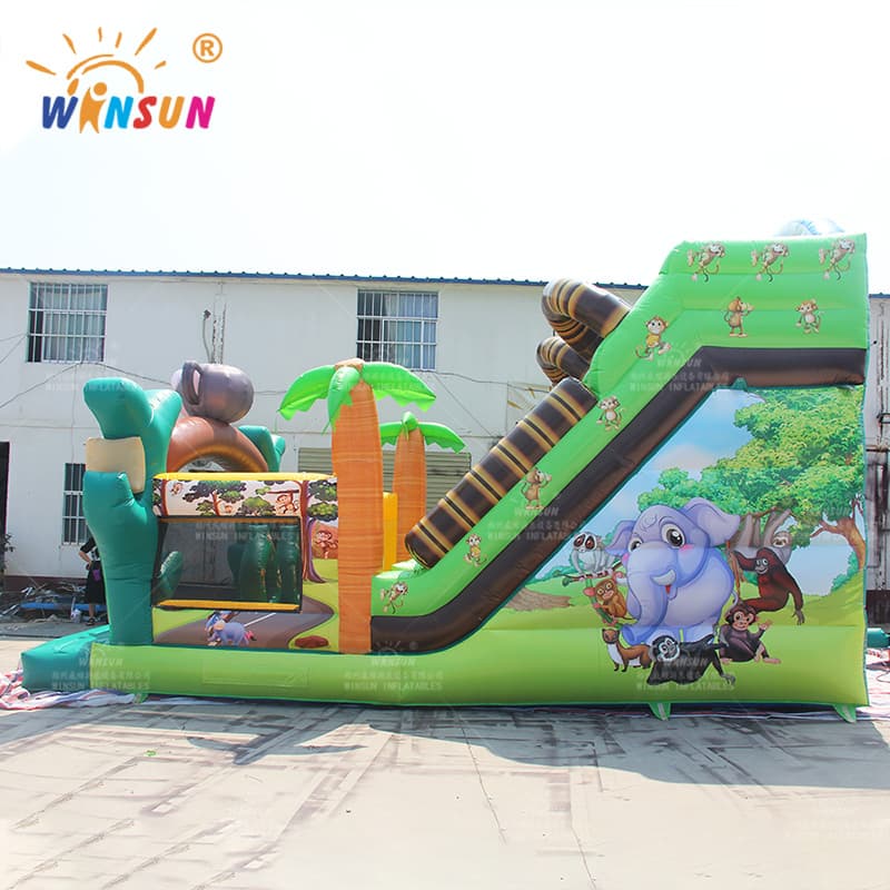 Tobogán Inflable Jungle Monkey