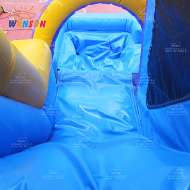 Casa De Salto Inflable De Unicornio Con Tobogán