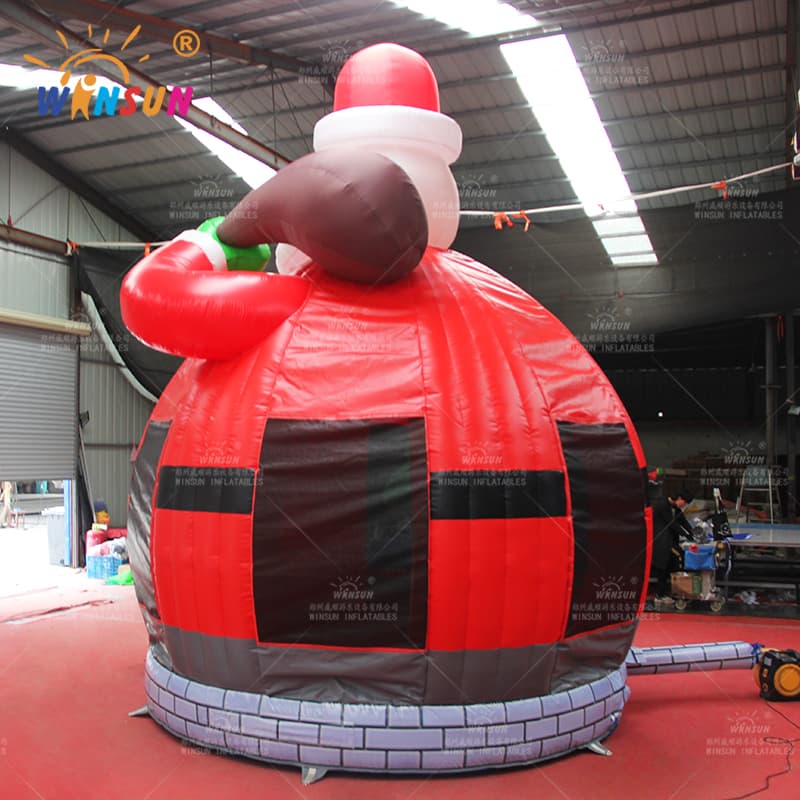 Casa Inflable De Rebote De Papá Noel