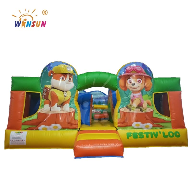 Air Bouncer con tema de la Patrulla Canina