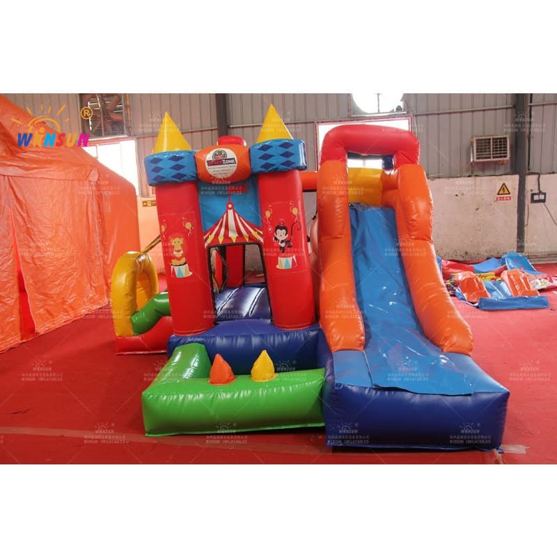 Tobogán combinado inflable comercial