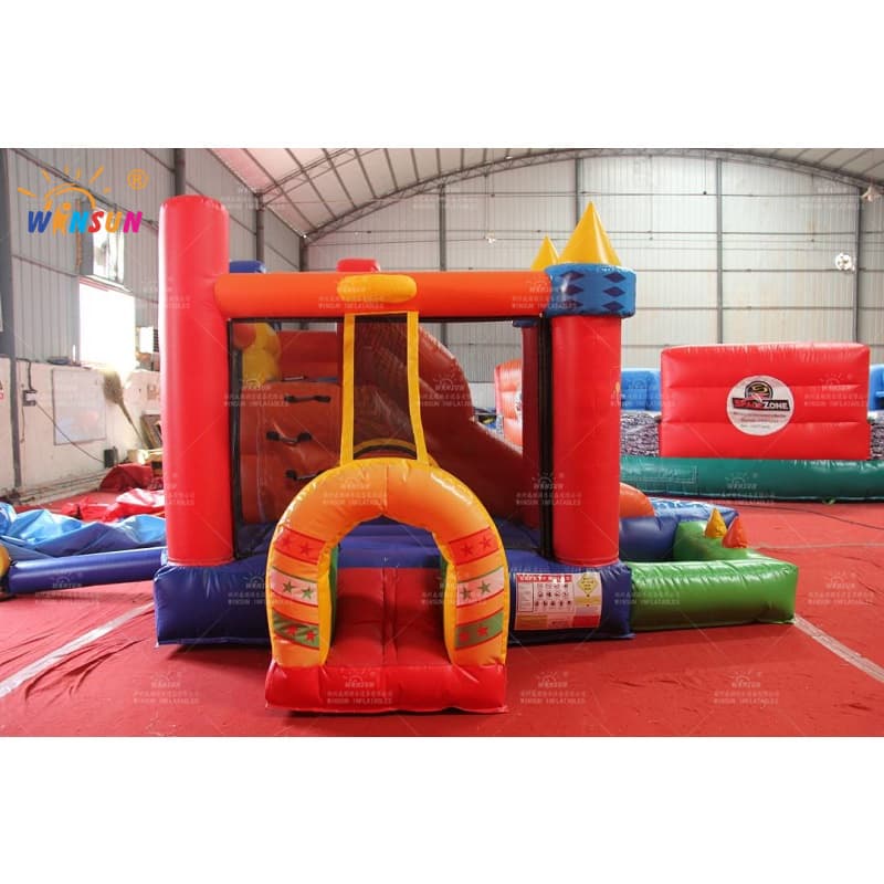 Tobogán combinado inflable comercial