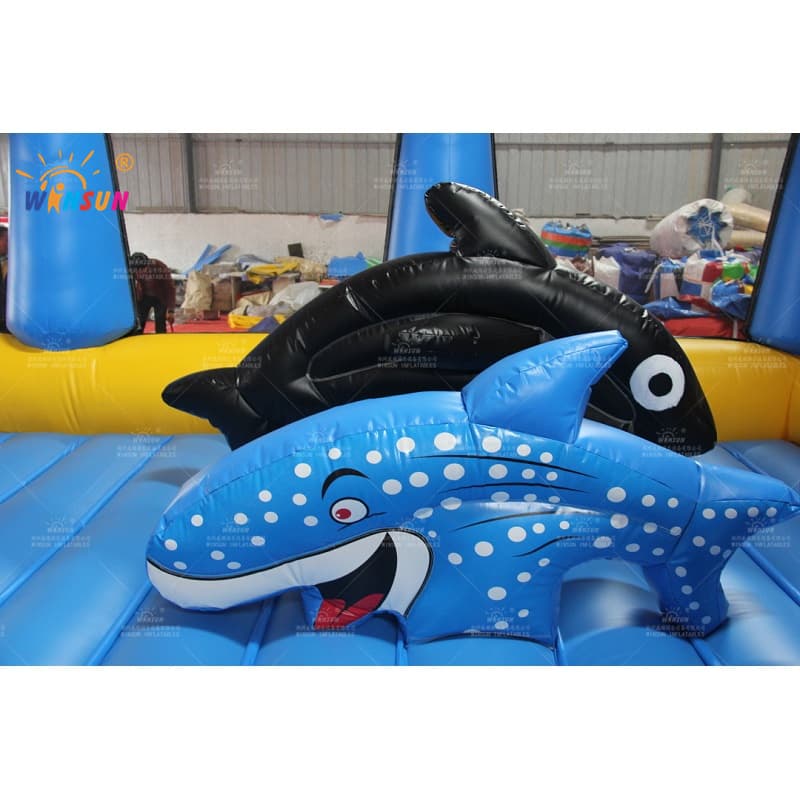 Ciudad Divertida Inflable con Delfines