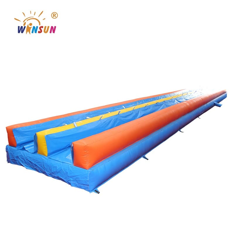 Deslizamiento de agua inflable de doble carril