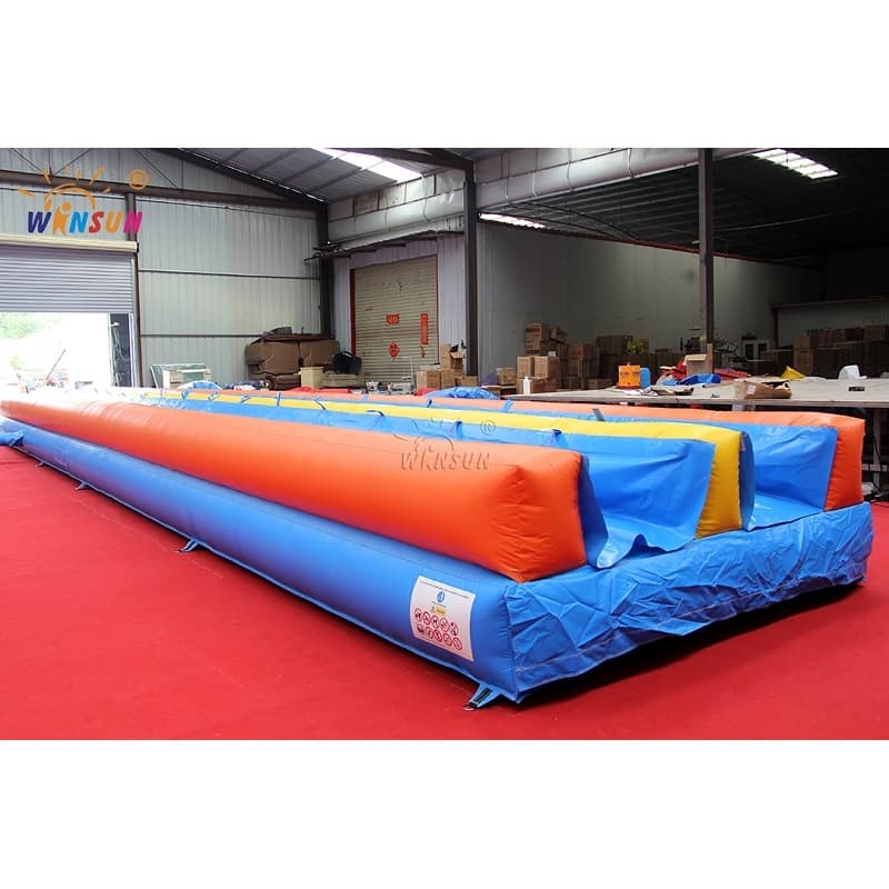 Deslizamiento de agua inflable de doble carril