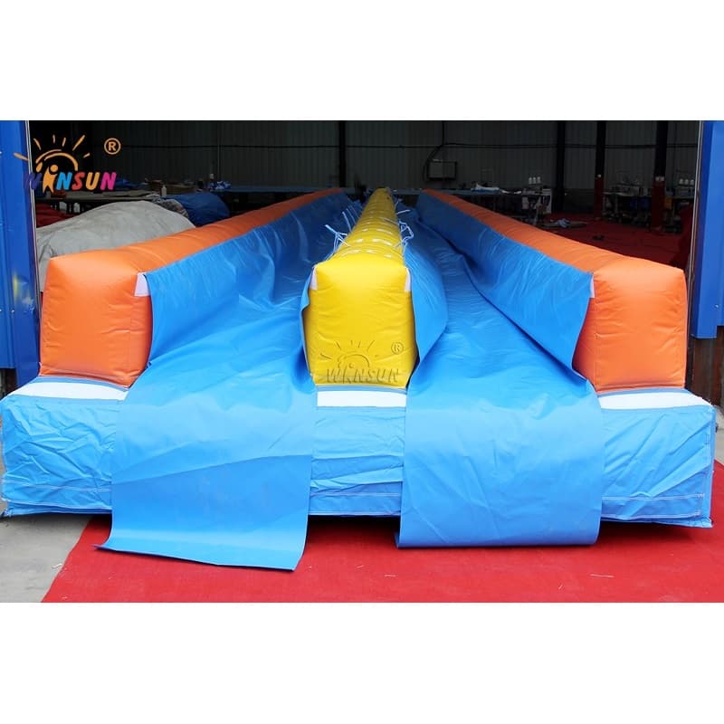 Deslizamiento de agua inflable de doble carril