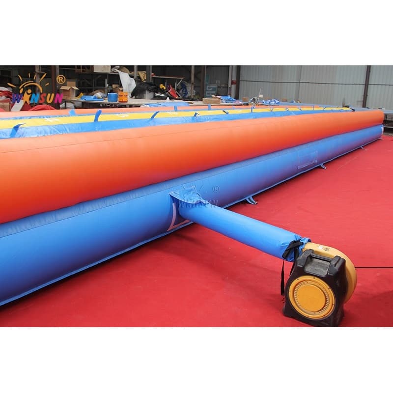 Deslizamiento de agua inflable de doble carril