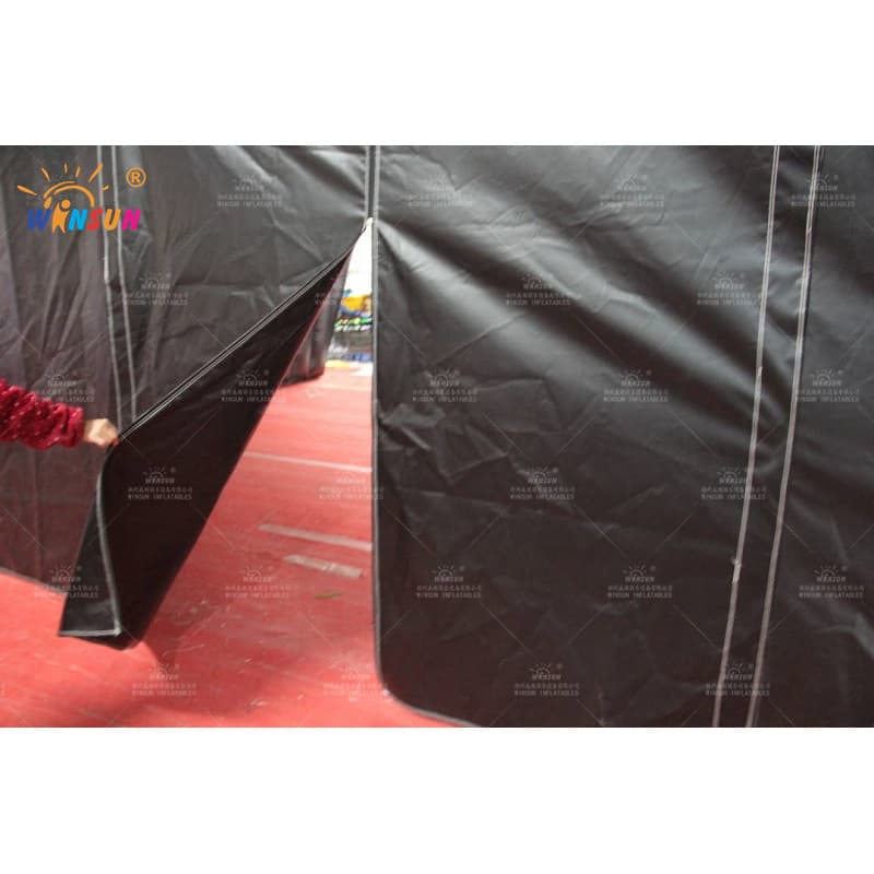 Carpa de cubierta de escenario negra inflable