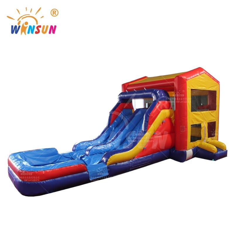 Combo Inflable Con Tobogán Y Piscina