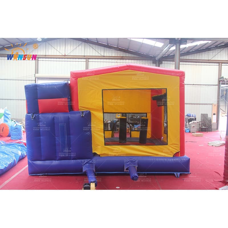 Casa de salto inflable con tobogán