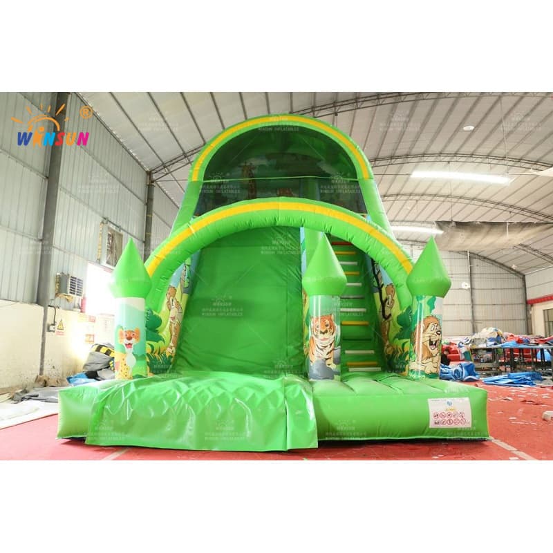 Tobogán inflable de la jungla