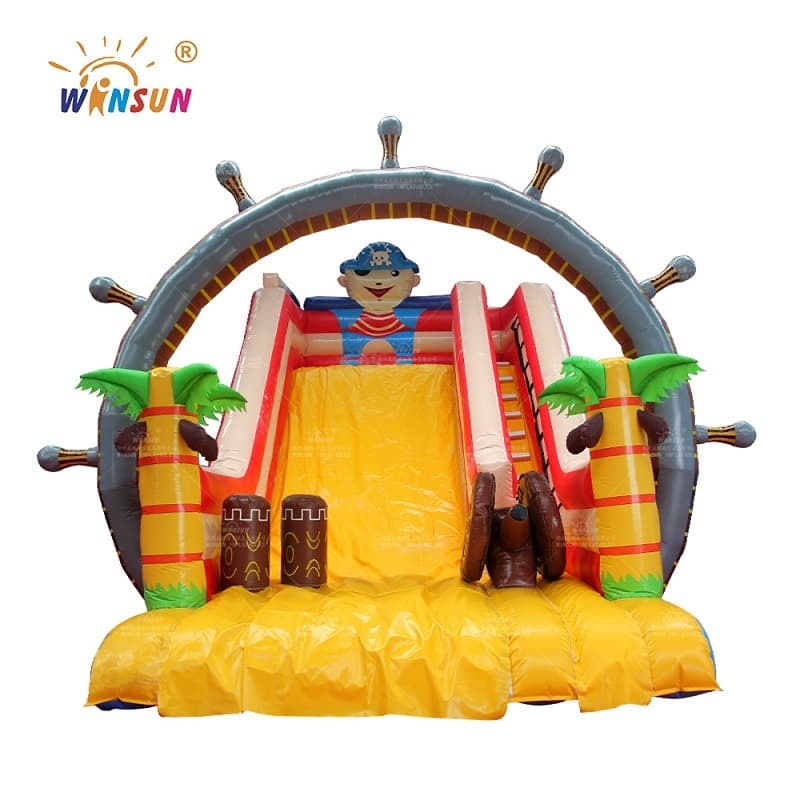 Tobogán pirata inflable