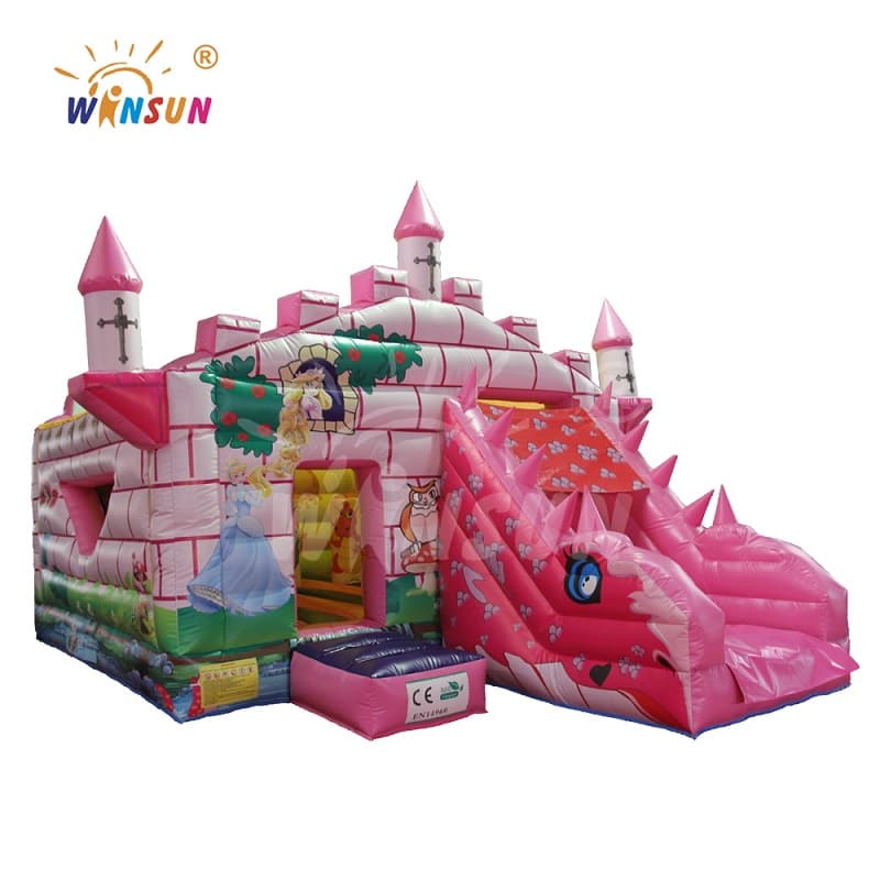 Castillo de salto inflable princesa