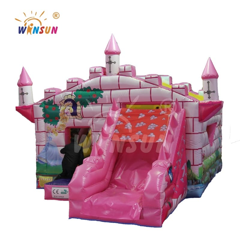 Castillo de salto inflable princesa