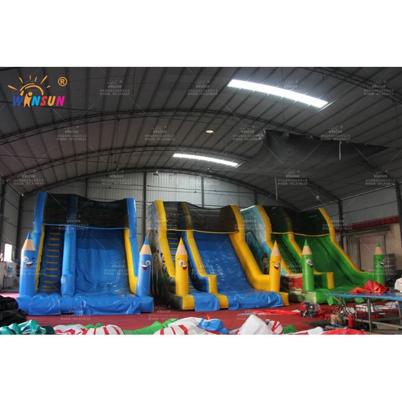 Tobogán inflable de la isla pirata