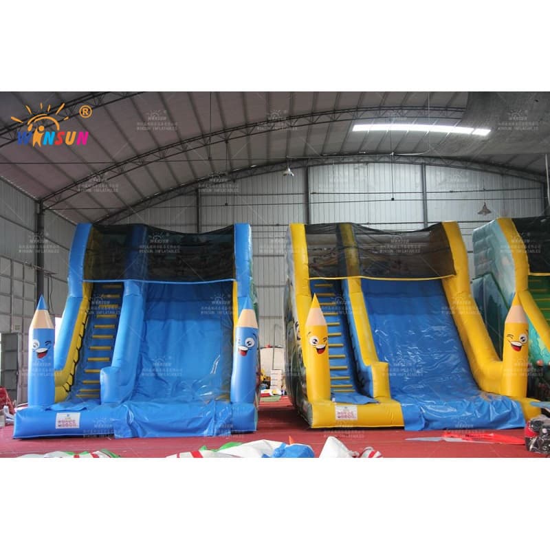 Tobogán inflable de la isla pirata