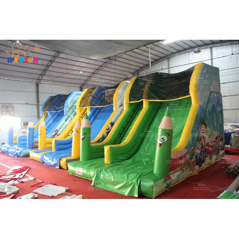 Tobogán inflable de la isla pirata