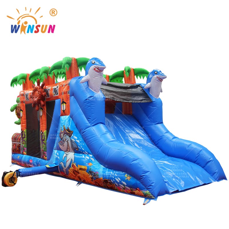 Combo inflable de la isla del tesoro