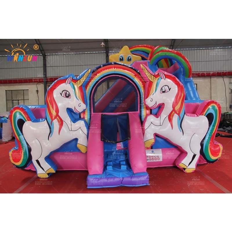 Combo Inflable Unicornio