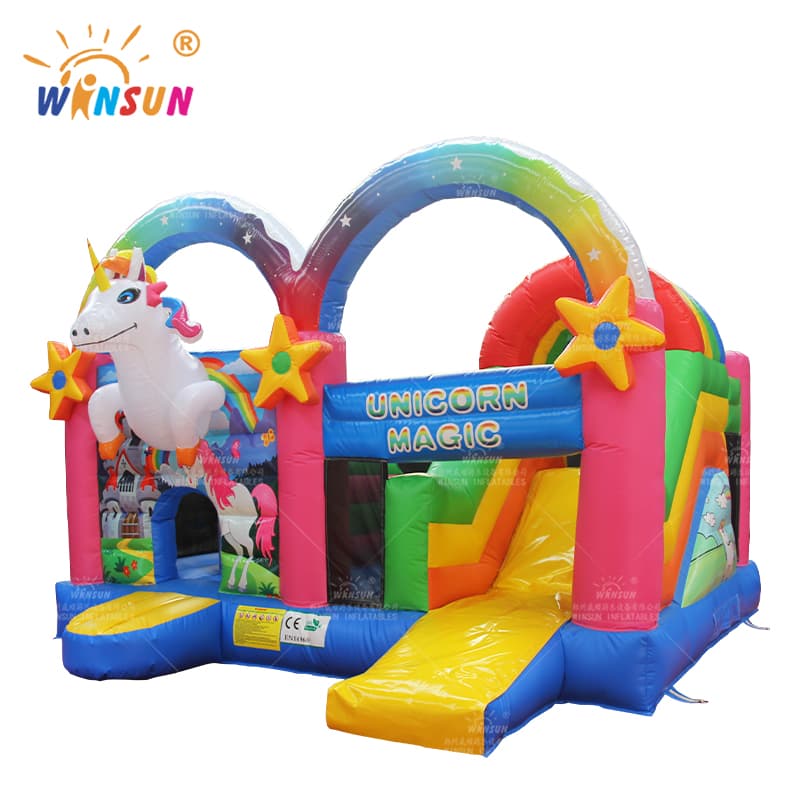 Combo Inflable Mágico Unicornio