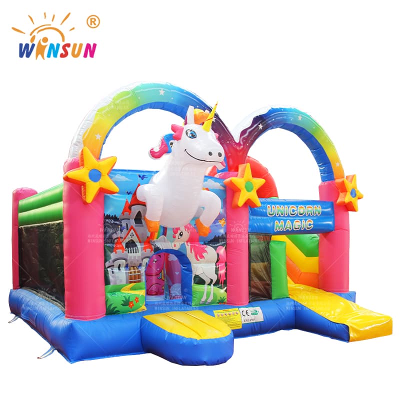 Combo Inflable Mágico Unicornio