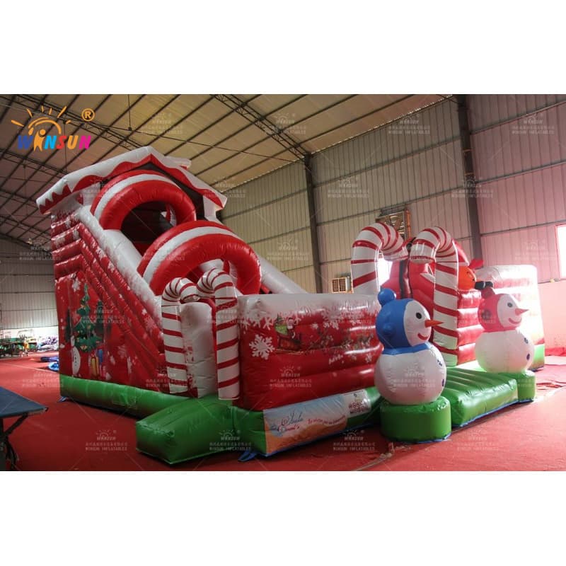 Parque infantil inflable navideño