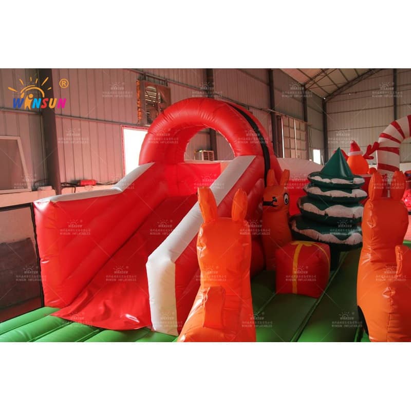 Parque infantil inflable navideño