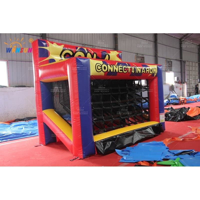 Juego hinchable connect 4 en raya