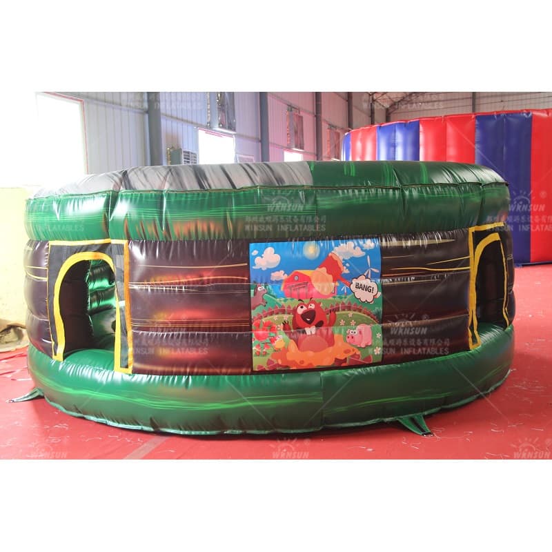 Whack-a-mole humano inflable