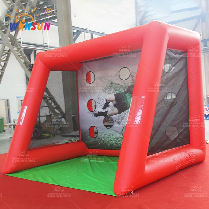 Juego de tiroteo de fútbol inflable