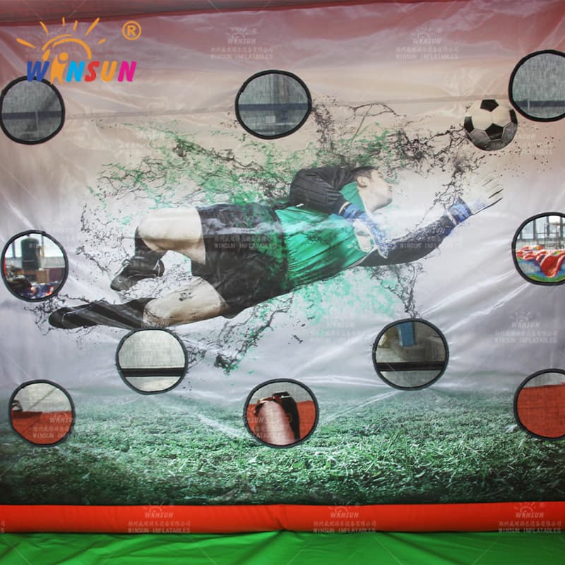 Juego de tiroteo de fútbol inflable