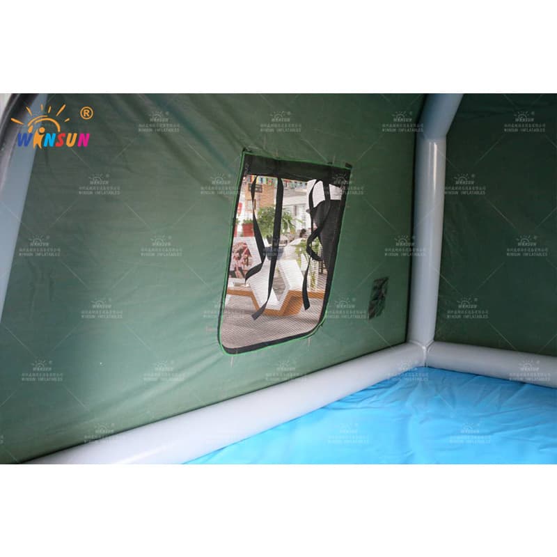 Tienda de campaña de camuflaje inflable