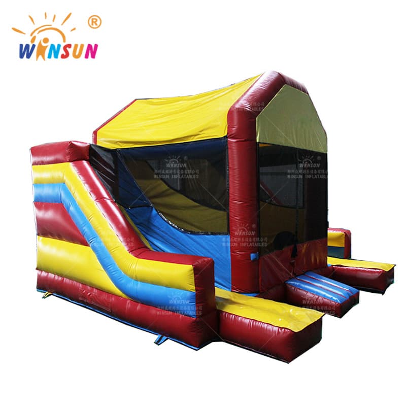 Combo inflable de rebote de doble carril