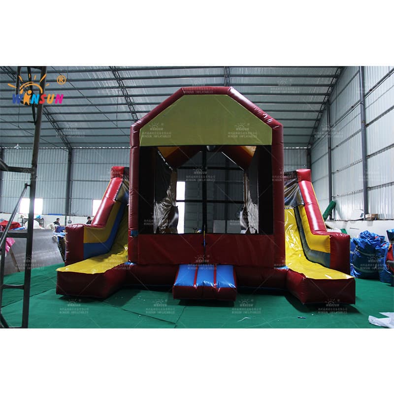 Combo inflable de rebote de doble carril