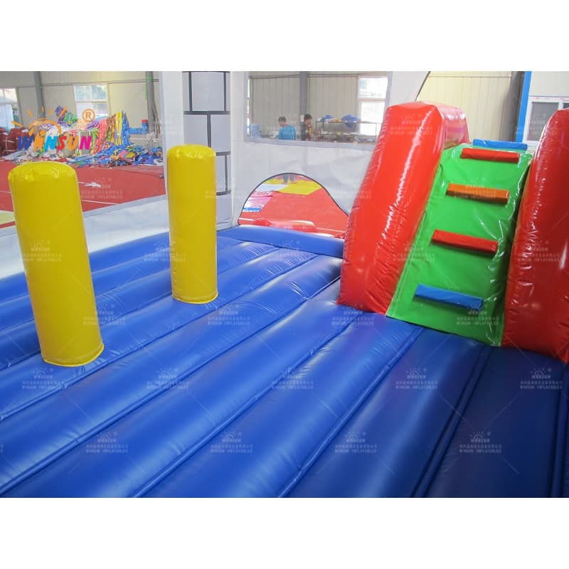 Castillo de salto inflable con tobogán