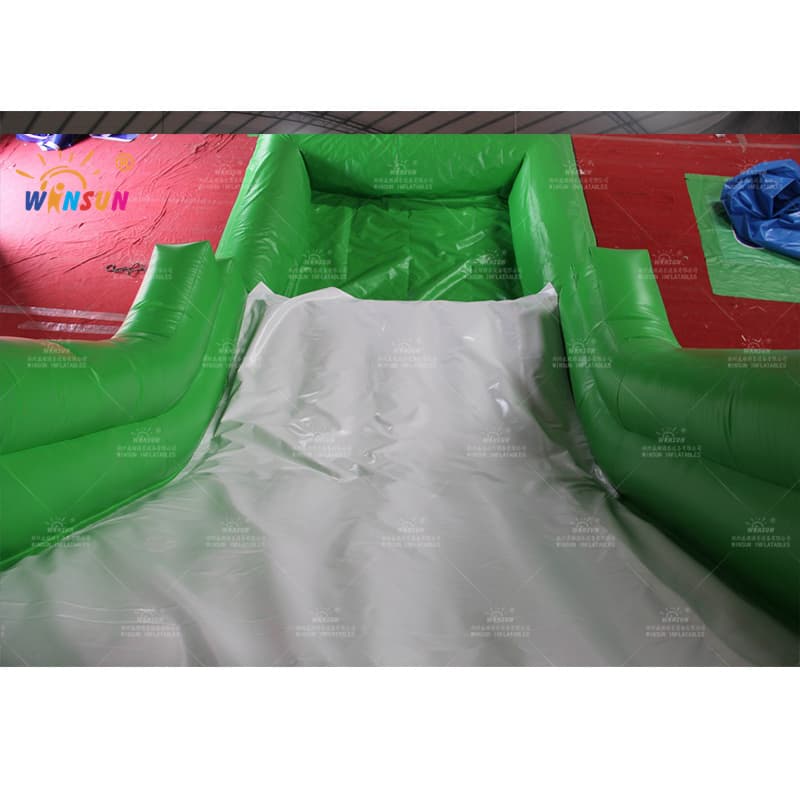 Tobogán acuático inflable con piscina