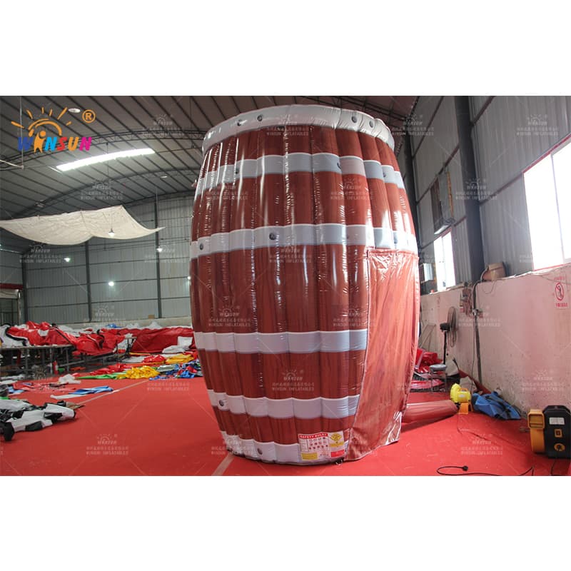 Soporte de barril inflable