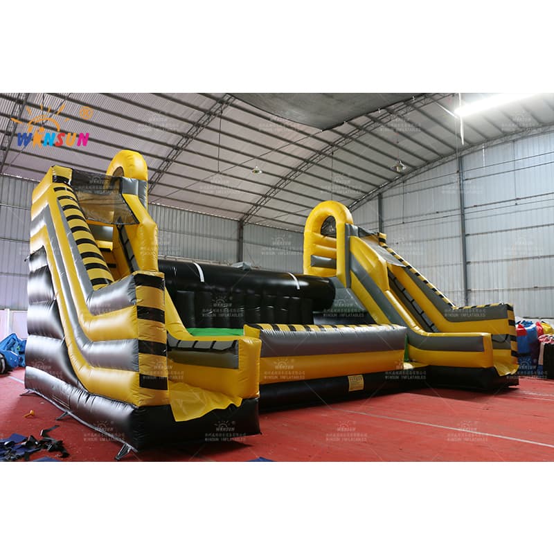 Juego de gladiador de zona de batalla inflable