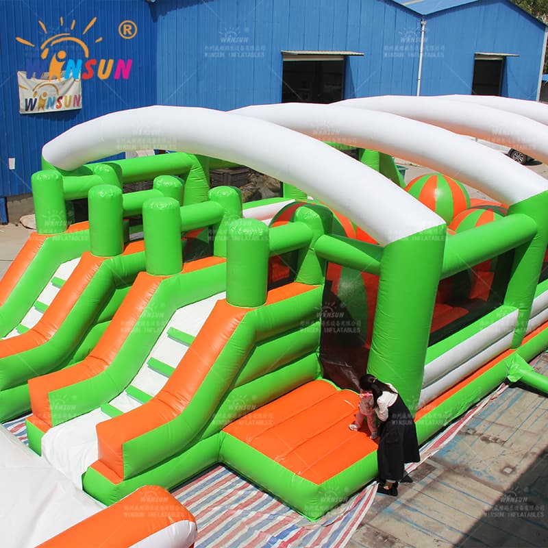 Carrera de obstáculos inflable de eliminación de 5K Run