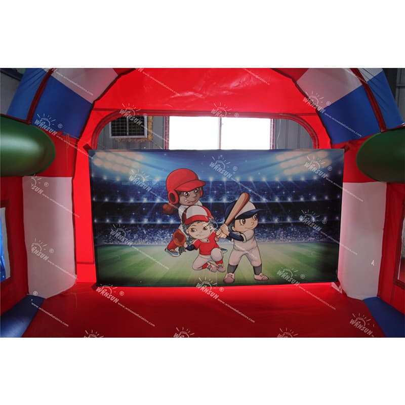 Juego de béisbol inflable