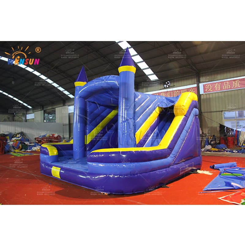 Tobogán doble inflable de la casa de rebote