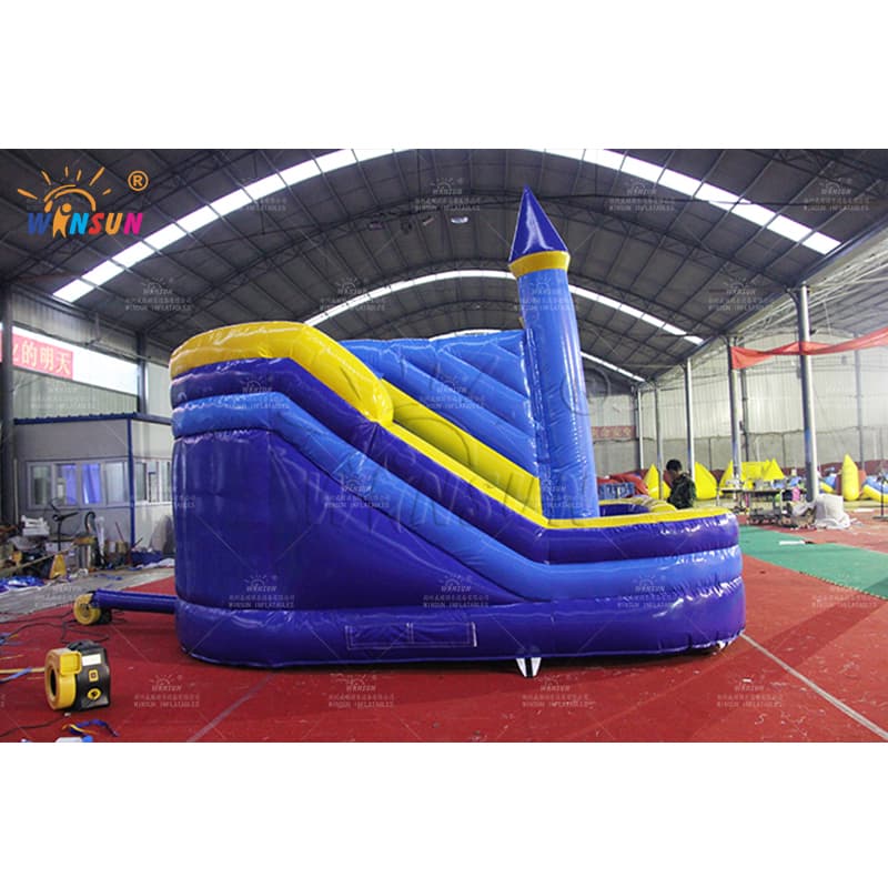 Tobogán doble inflable de la casa de rebote