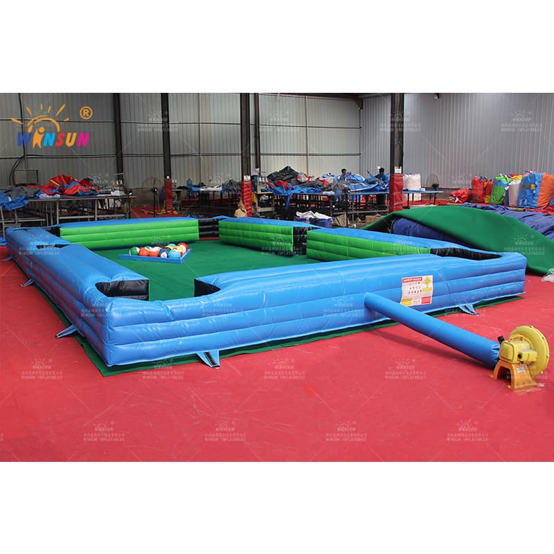 Juego de mesa de billar humano inflable