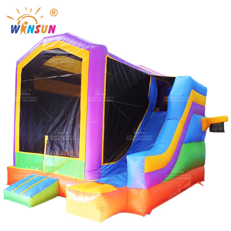 Moonwalk inflable personalizado con tobogán