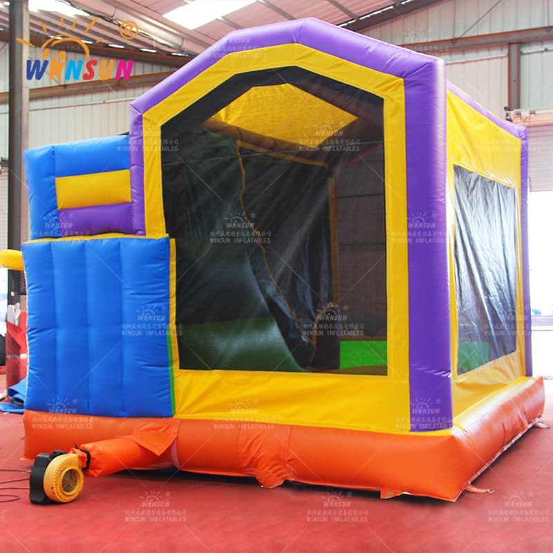 Moonwalk inflable personalizado con tobogán