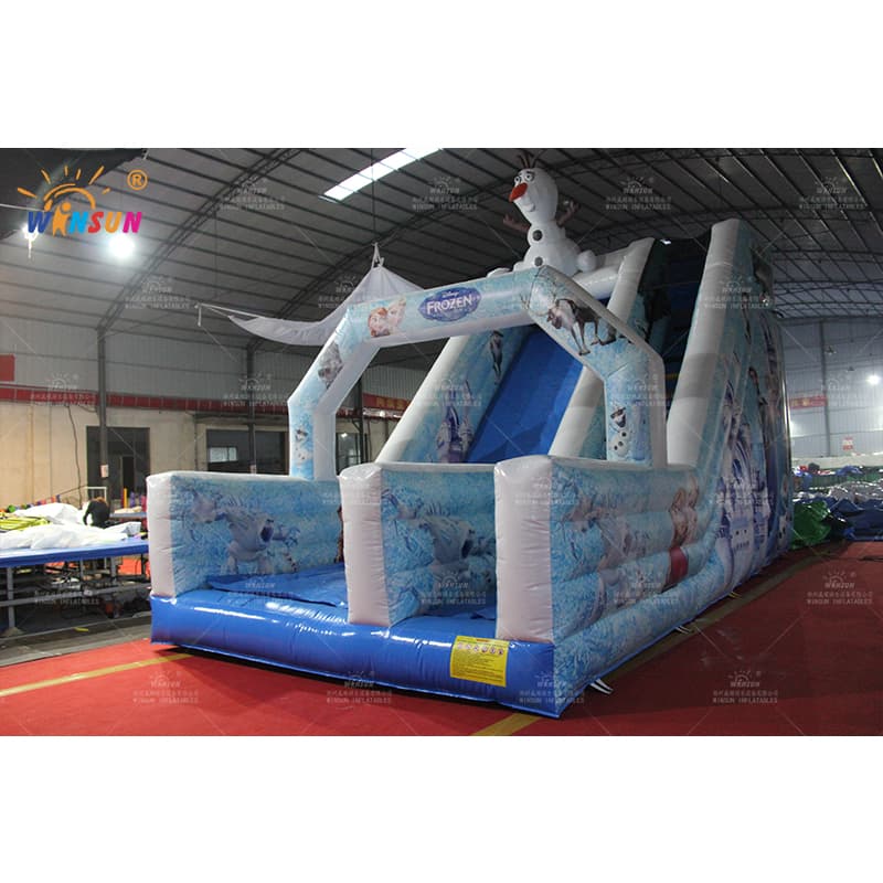 Tobogán seco inflable Tema congelado